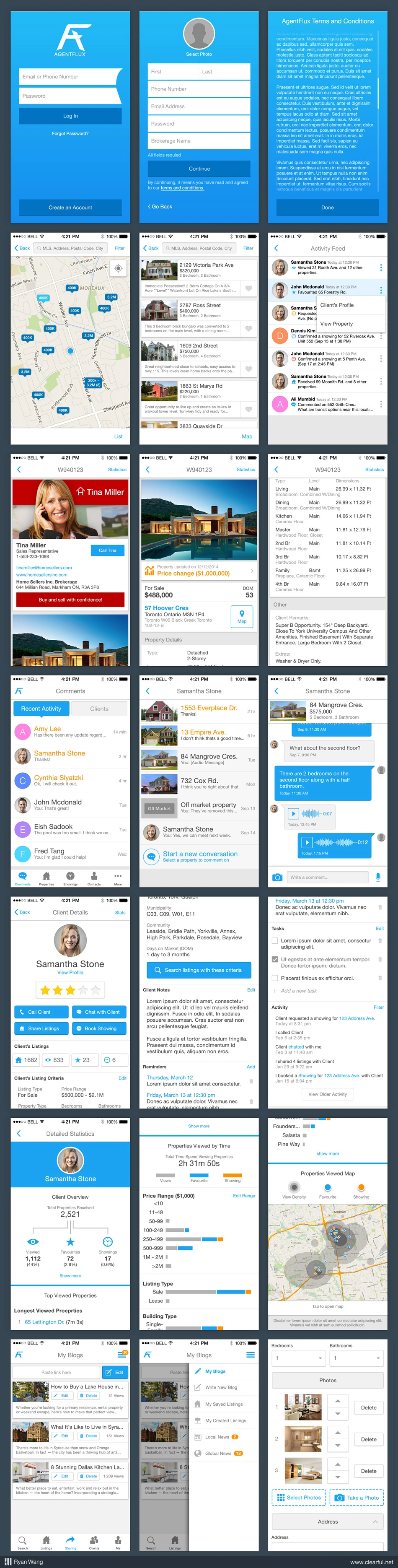 AgentFlux Mobile Design
