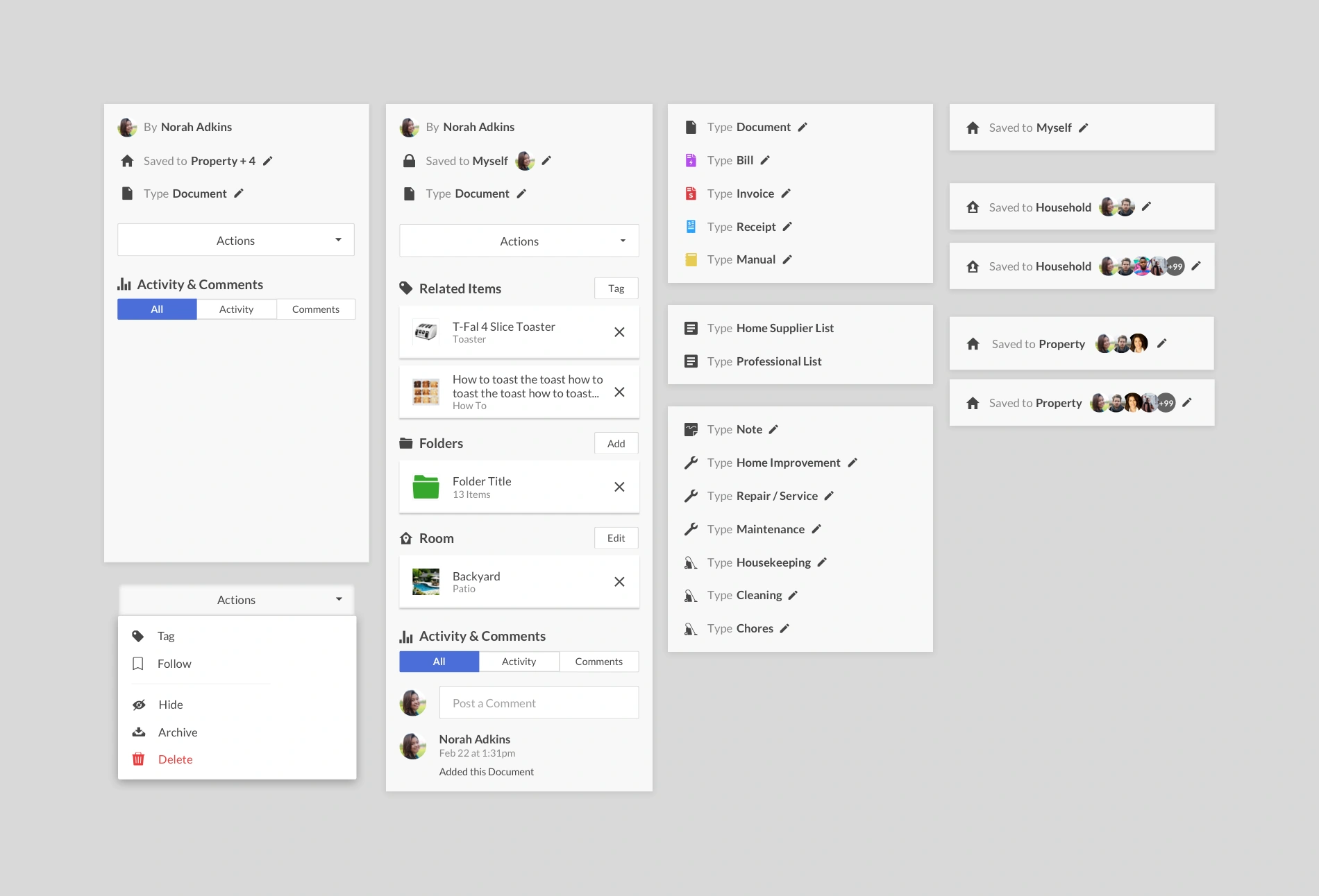 Quartermaster info panel system